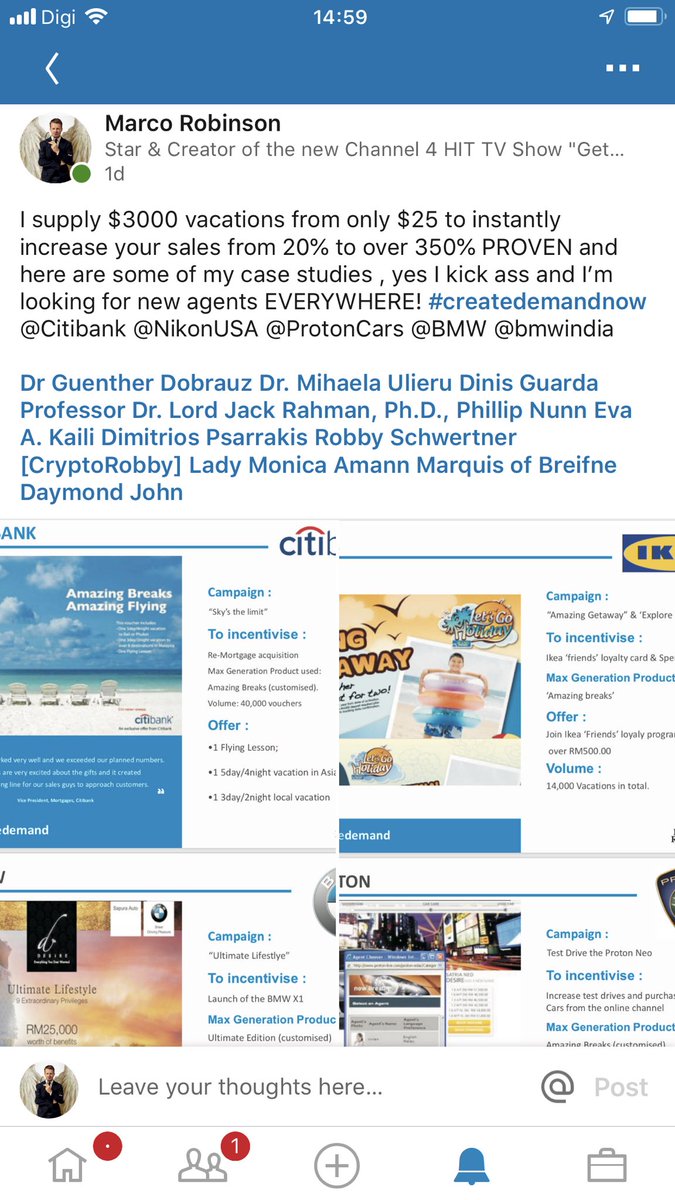 TheNewRichList's tweet image. We supply $3,000 vacations from only $25 to instantly improve your sales from 20% to over 350% PROVEN click on the pic for amazing case studies and explode your sales results! #vacation #salesincrease #createdemand @NetworksManager @BMWUSA @Citi @NikonUSA @readersdigest