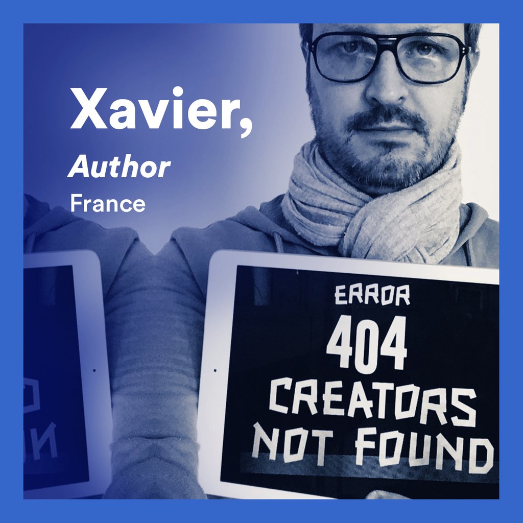 CreatorsNot's tweet image. Meet the real faces of creators supporting the #CopyrightDirective - what you value most on the Internet is the creators ‘works – not the platforms. #NoCreatorsNoContent 
#Yes2Copyright 
@Creatorsnot A story in 404 episodes.