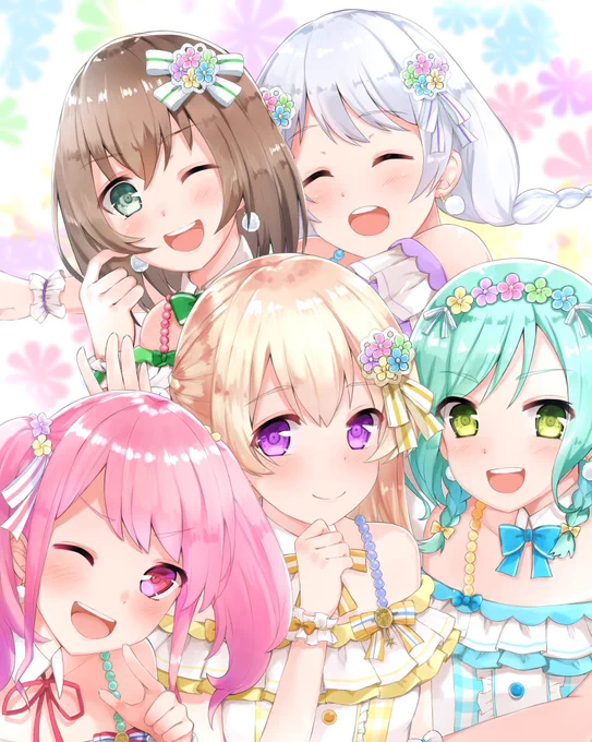 新衣装かわいい〜(*'ω`*) #バンドリ #パスパレ 