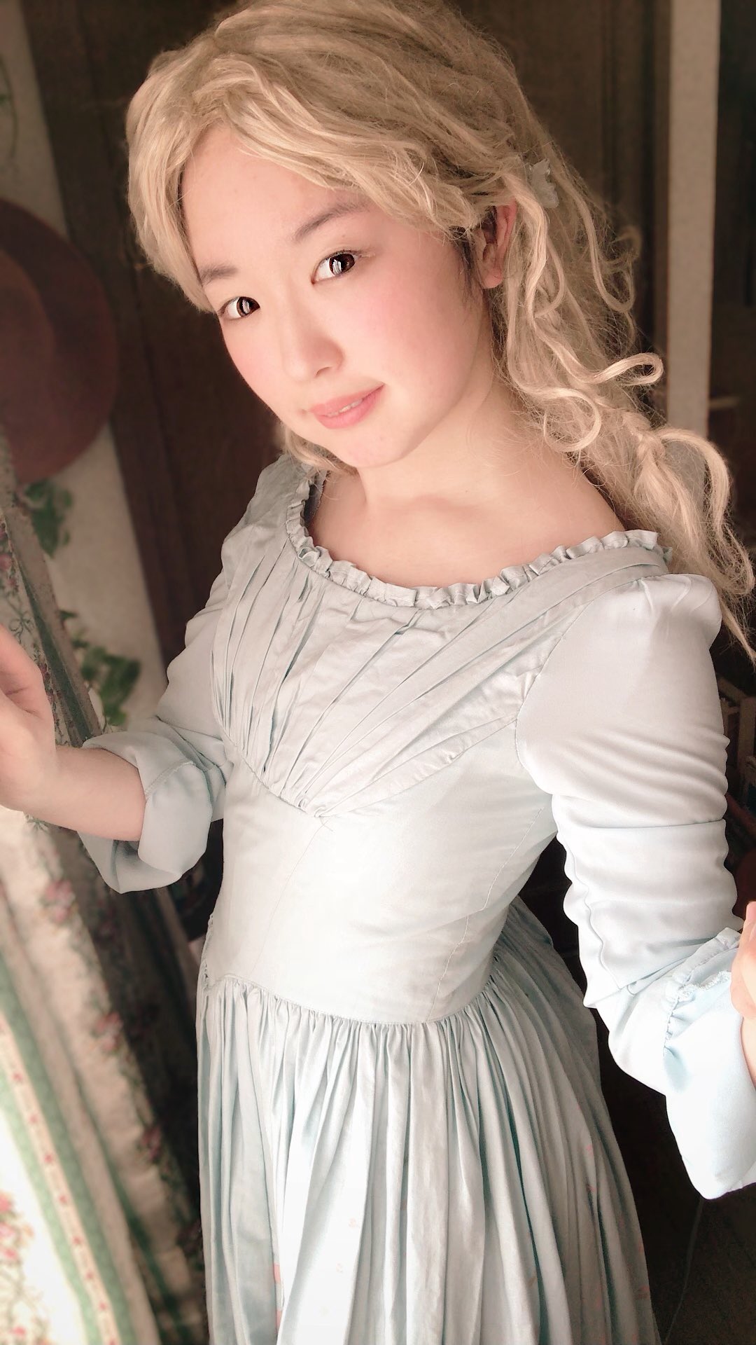 彩yuri على تويتر Cosplay 実写シンデレラ Ella エラ Dハロまでに 金髪に負けない ナチュラルメイクを開拓したい 宅コス 自撮り