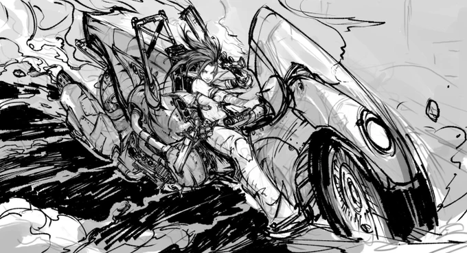 Fan art sketch of @666KArt  's Character, Lucia 