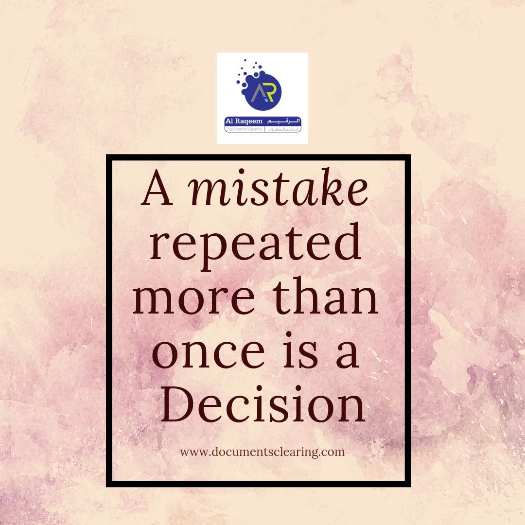 docsclearing's tweet photo. Quote of the day:

“ A mistake repeated more than once is a Decision ” 

Set up your business in Dubai!

www.documentsclearing .com

#business #setup #startup #new #dubai #uae #motivational #quotes #visa #attestation #translation #documentsclearing #businessindubai #businesssetup https://t.co/sYn54ug9fR