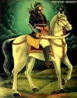InMaharaja's tweet photo. Maharaja Chhatrasal (1649-1731) was a warrior king from the #BundelaClan, who fought against the Mughal Empire, and established his own kingdom in #Bundelkhand.

#IndianMaharaja https://t.co/oz2gdXZYeN