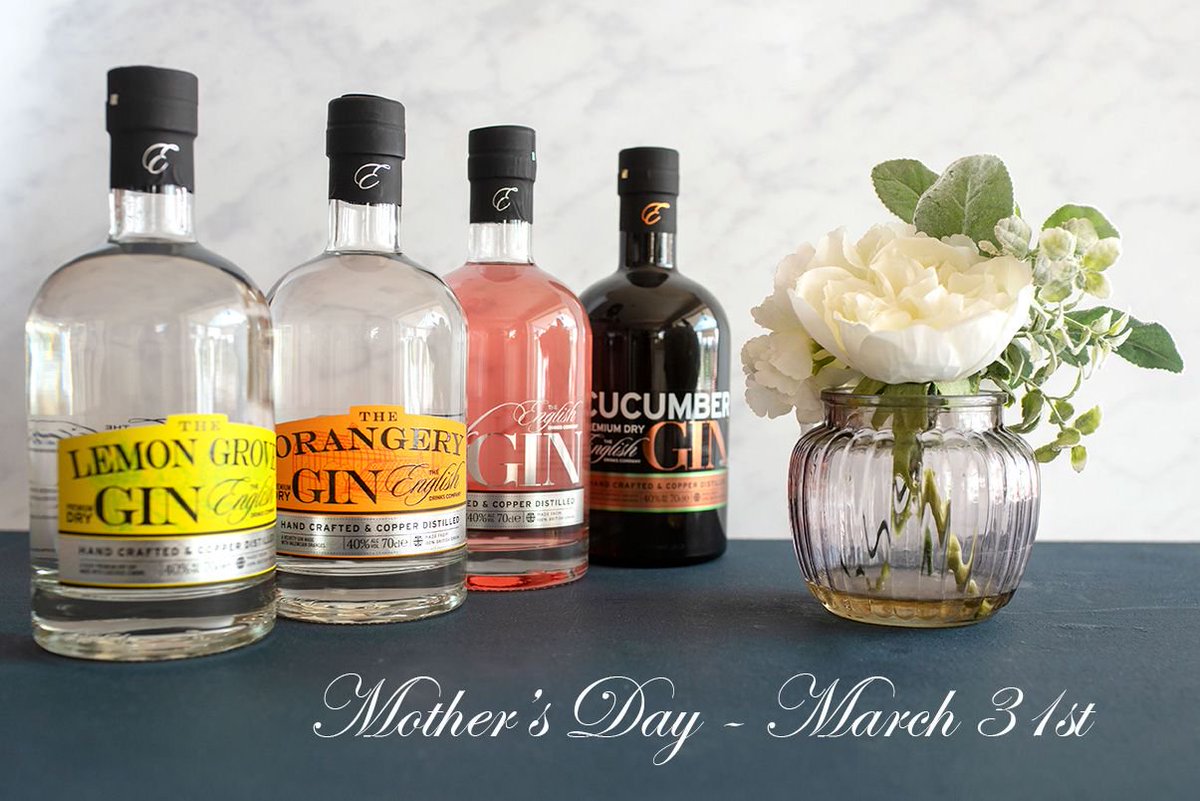 EnglishDrinksCo's tweet photo. It's Mother's Day on Sunday so why not head over to our website for some last minute gift inspiration. https://t.co/chTHejAlEy #mothersday #gifts #gin #cucumbergin #pinkgin #orangerygin #lemongrove https://t.co/v4nY3YpvGk