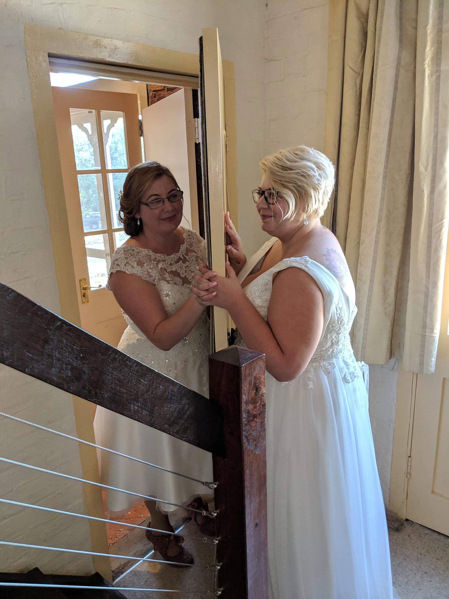 MadameCissy1's tweet photo. We did it! We got married! #KissyGetsHitched #CissyAndKitty https://t.co/05VnMDrH8z