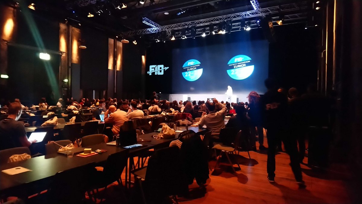 DIAdata_org's tweet photo. Thank you for the opportunity to support this amazing #hackathon and congratulations to all the winners. Here are some impressions from the weekend. @sixgroup @F10_accelerator

#F10HackathonZurich #fintech #wealthtec #blockchain #innovation https://t.co/nnrz1PUz1b