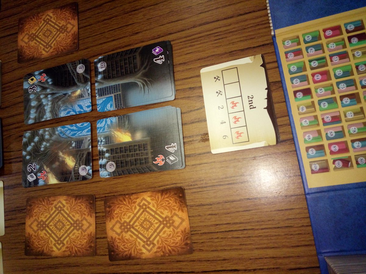 BackspindleGame's tweet photo. Last night we enjoyed a game of #fireinthelibrary from @WeirdGiraffes at @wee_gamers #cardgames #tabletop #tabletopgames #tabletopgaming #pushyourluck https://t.co/y1lXRFcbG3