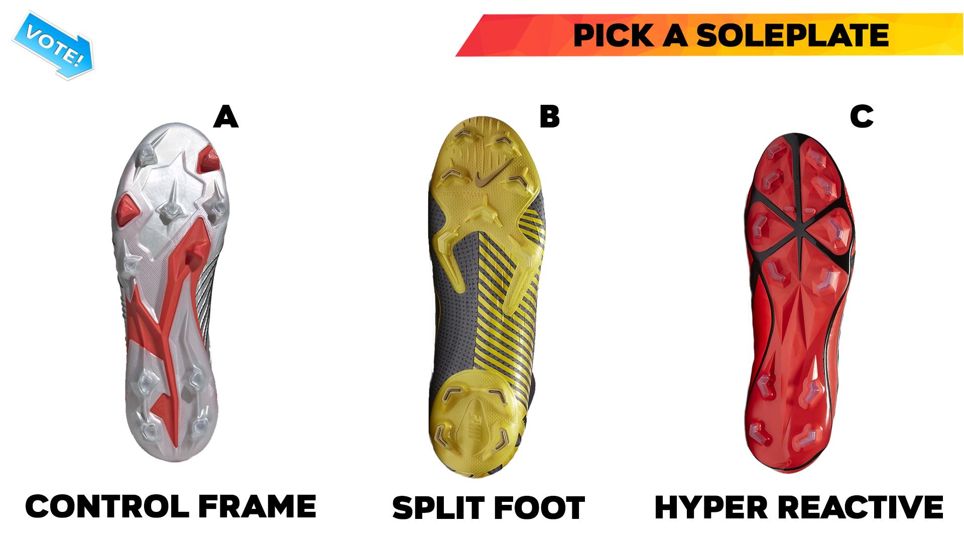 Soleplate sales football boots