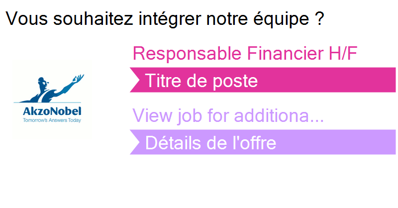 AkzoNobel_RH_FR's tweet photo. Envie de rejoindre AkzoNobel France ? Nous recrutons un Responsable Financier H/F à #Limoges ! #offre #emploi https://t.co/D89QBzK1c0 https://t.co/LZ2AYUaKJo