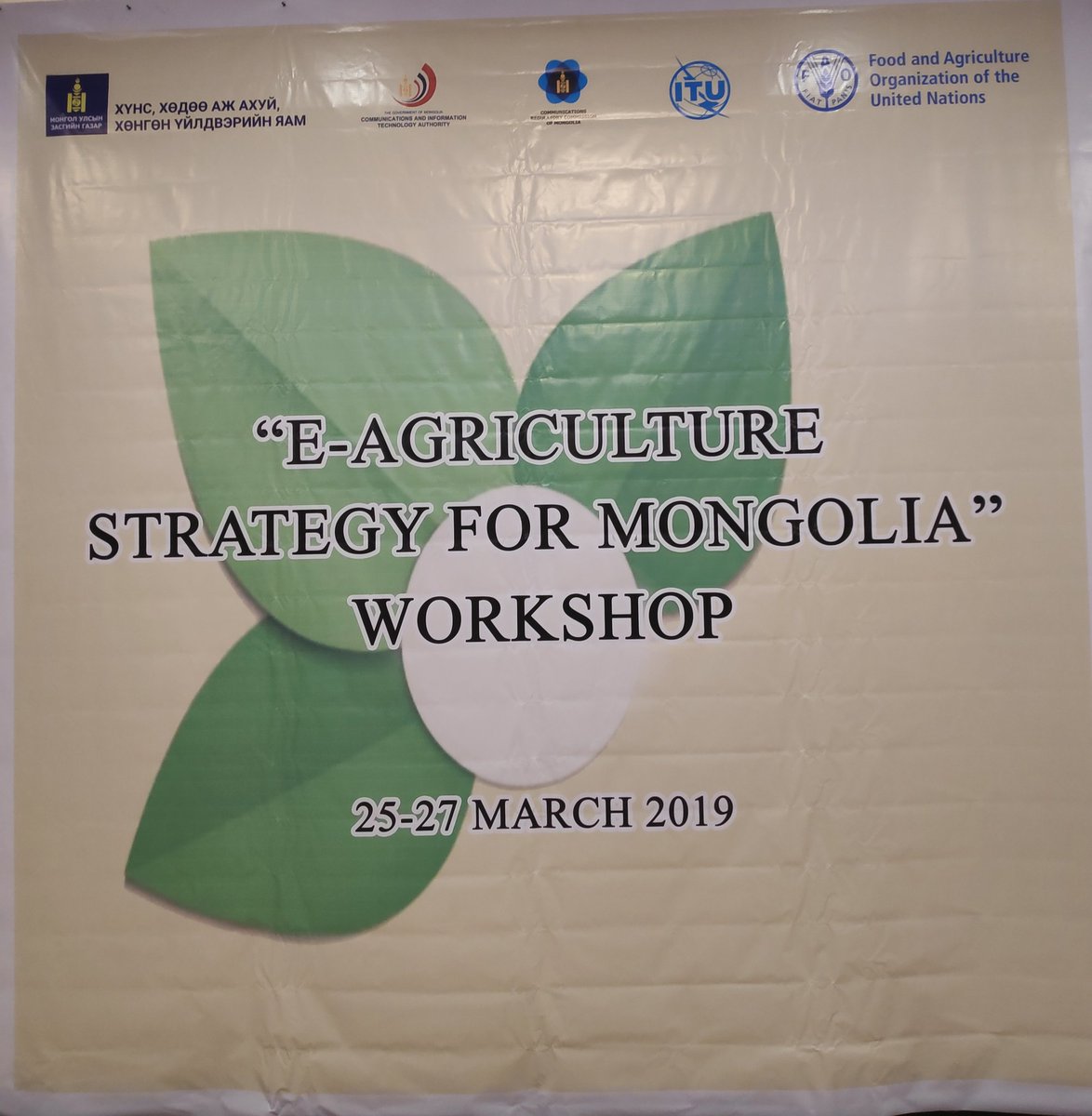 #Mongolia becomes the 8th country in #Asia-#Pacific to embark on developing their National #Eagriculture Strategy led by #MoFALI-<a href="/CITA_Mongolia/">CITA</a> and facilitated by <a href="/FAO/">Food and Agriculture Organization</a> - <a href="/ITU/">Int’l Telecommunication Union</a>