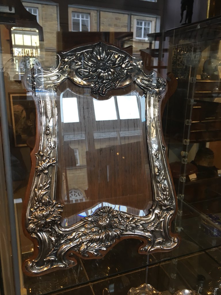 TRAACantiques's tweet photo. This is a fabulous pair of art Nouveau silver frames. You can find this on The Gentleman’s library’s unit. Why not come and have a look today. #art #artnouveau #silver #silverframes #decorative #home #interior #homedecor #interiordesign #antiques #collectables #bakewell https://t.co/rJrqUsPHiU