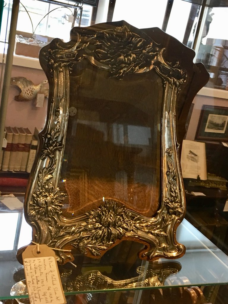 TRAACantiques's tweet photo. This is a fabulous pair of art Nouveau silver frames. You can find this on The Gentleman’s library’s unit. Why not come and have a look today. #art #artnouveau #silver #silverframes #decorative #home #interior #homedecor #interiordesign #antiques #collectables #bakewell https://t.co/rJrqUsPHiU