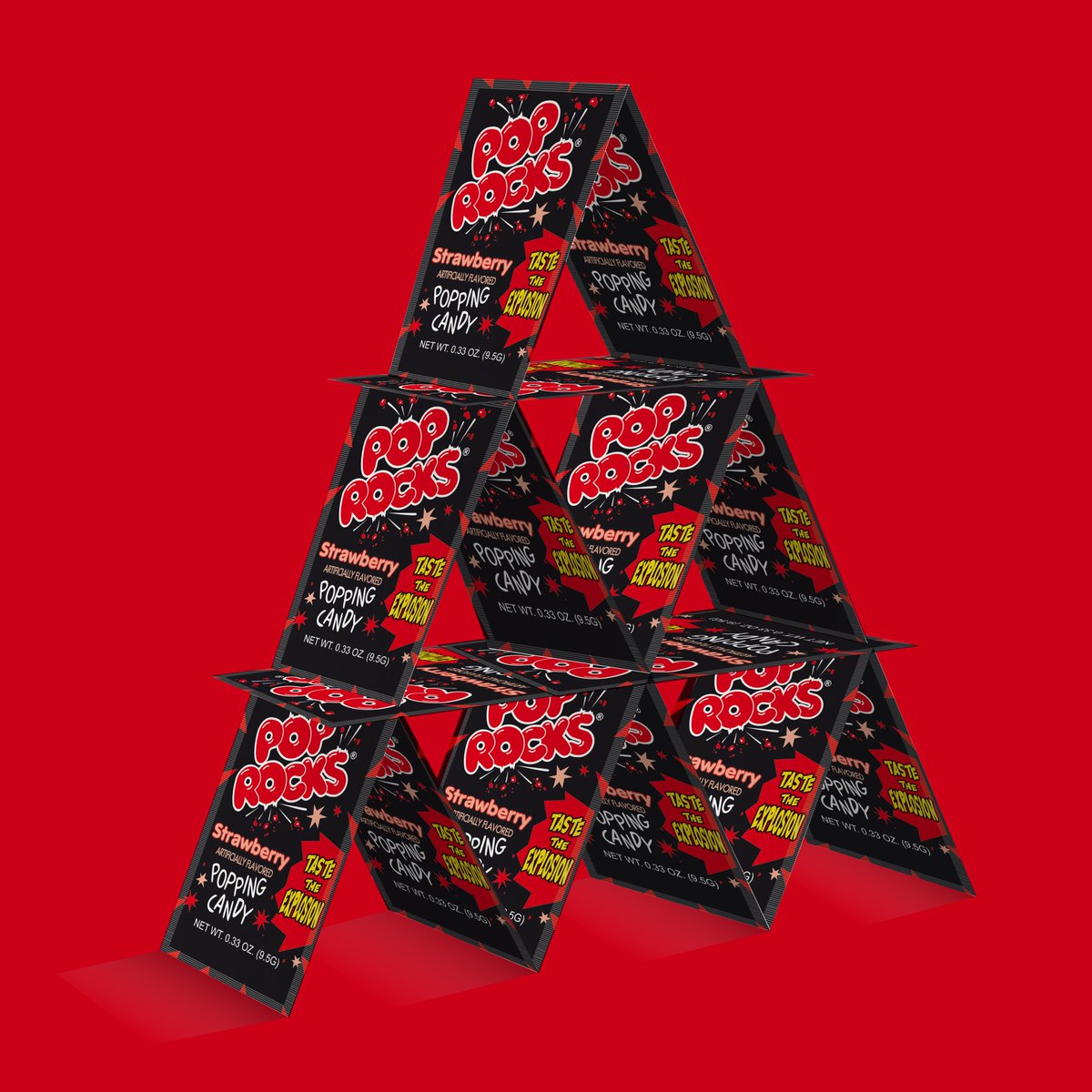 Challenge of the week #PopRocksTower… Give it a shot, and share the picture of your Tower of #PopRocks 🥳