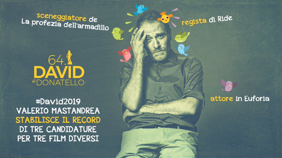 Valerio Mastandrea candidato record ai #david2019 e ospite d'eccezione di #ESCOintour dall'1 al 4 aprile per un giro della Sicilia accompagnando il suo primo film da regista, Ride, con <a href="/sudtitles/">sudtitles</a>! Info su sudtitles.com e sulla nostra pagina Facebook! #ESCO