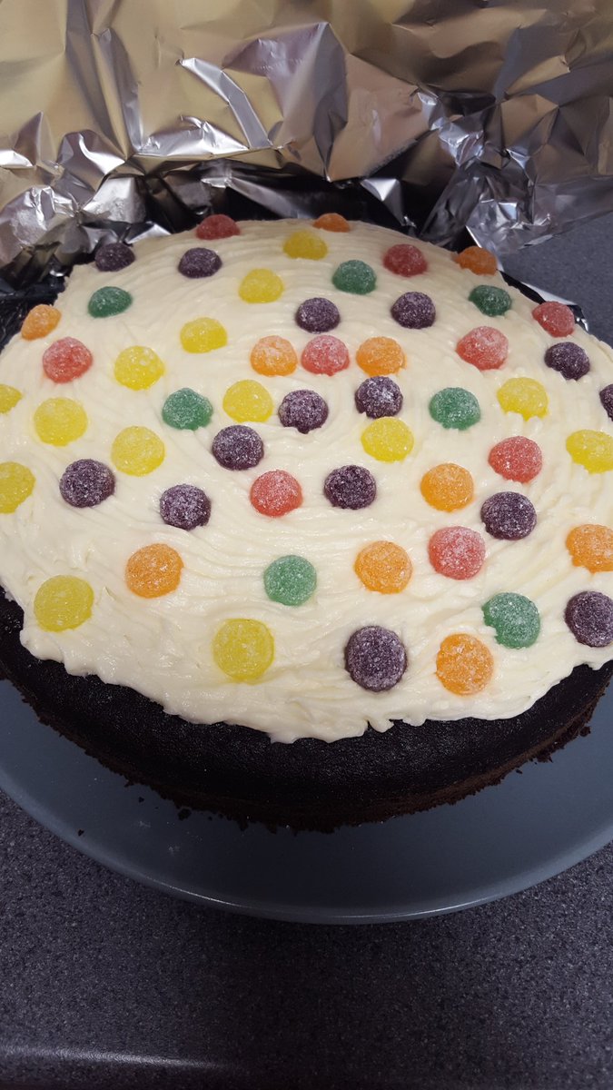 iheartroberto's tweet photo. I think my last week at work might not be that bad after all #mmmmcake https://t.co/8HJwn2QKG2