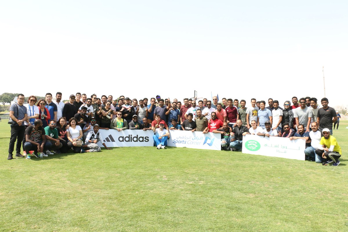 SportsCornerCo's tweet photo. One Team. One Dream. Happy &amp; Motivated.

#SportsCorner #TBGQatar #BringYourBestGame https://t.co/T9chSWBZmP