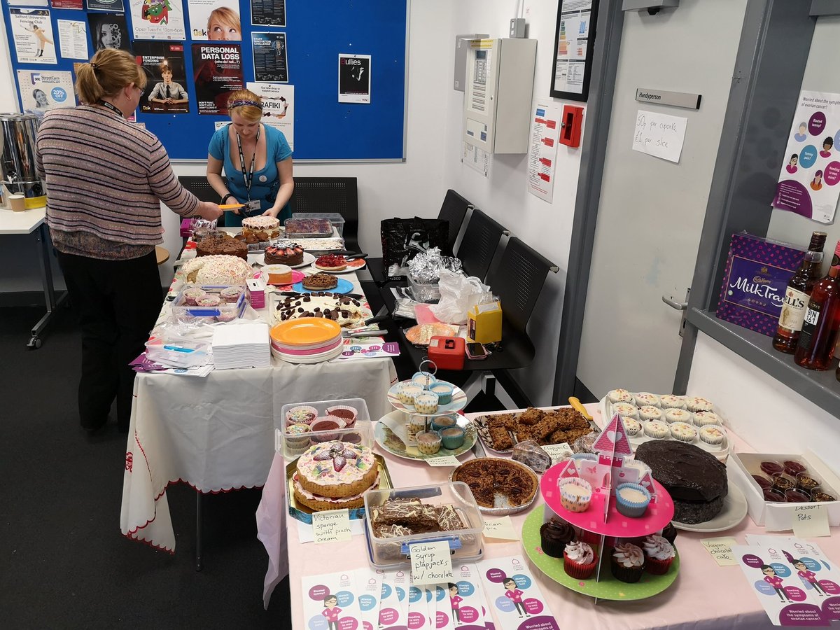 Andrew75932616's tweet photo. Cake sale for ovarian caner.
Come and buy cake! https://t.co/70rMShZKGq