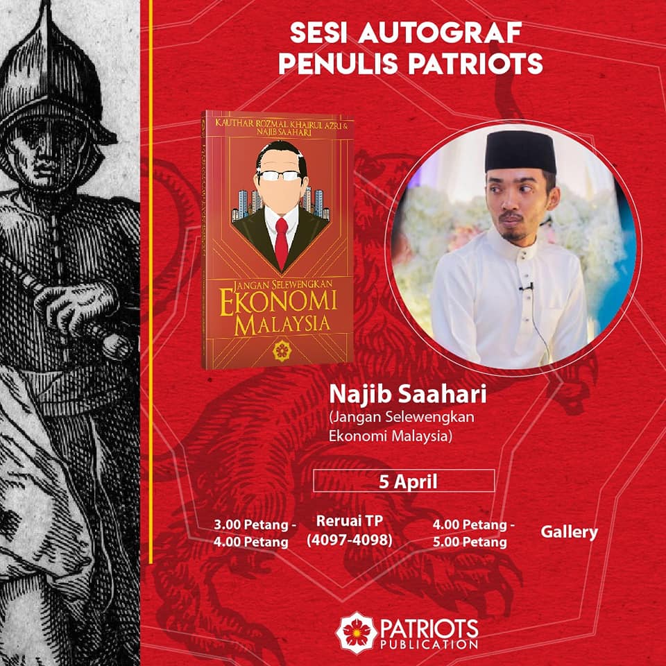 thepatriotsasia's tweet photo. Ramai yang tanya siapa yang akan hadir pada PBAKL2019 nanti? Pada yang tidak tahu, TP menyertai PBAKL kali ini. Booth kami terletak di Dewan Tun Razak 4, no 4097- 4098, PWTC. Bawah ialah poster khas yang papar kehadiran penulis kami.
#JemputDatang https://t.co/NFPjsrMvap