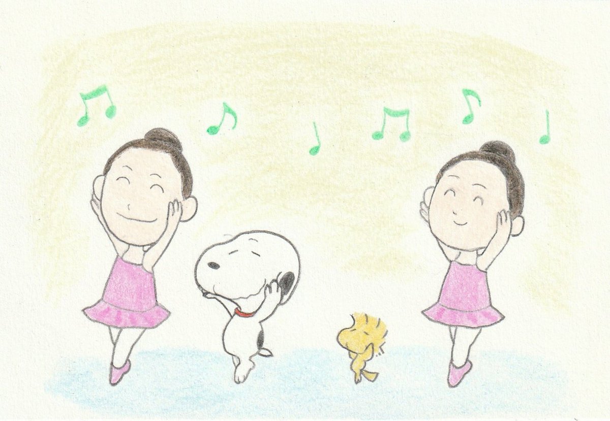 Sima A Twitter バレエ イラスト スヌーピー Illustration Snoopy