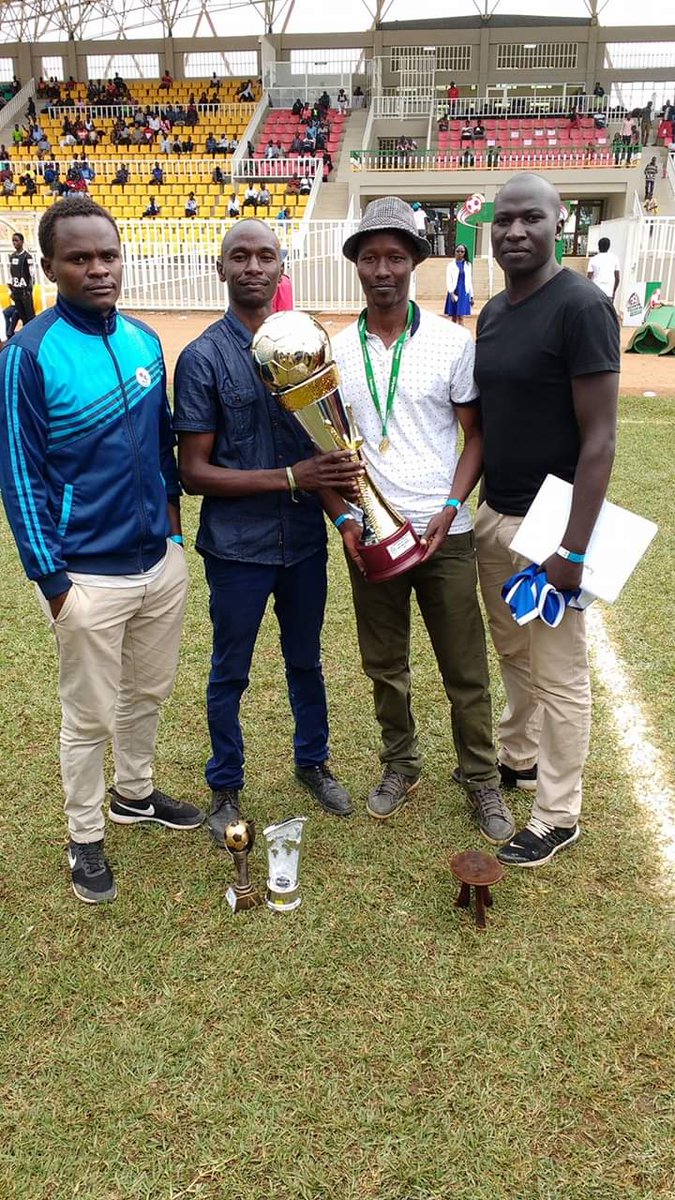 KapeHeroesFC's tweet photo. 1st Anniversary, exactly one year a day like today we were crowned season one National champions at Bukhungu Stadium after seeing of Gor Mahia youth on post match penalties, we cherish such moments #ChapaDimbaNaSafaricom #Heroes https://t.co/hgFb2LiPOh