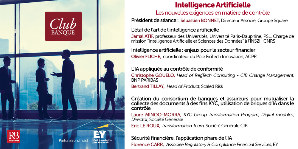 RevueBanque's tweet photo. [J-1] #Clubbanque #Intelligenceartificielle : La transformation numérique entre maîtrise des risques liés au numérique et gains en agilité opérationnelle. #RDV demain de 18h à 20h avec @EYFrance  et @Square Management
Plus d'informations: https://t.co/d7JCJdn5Ab https://t.co/5dpVWaROOX