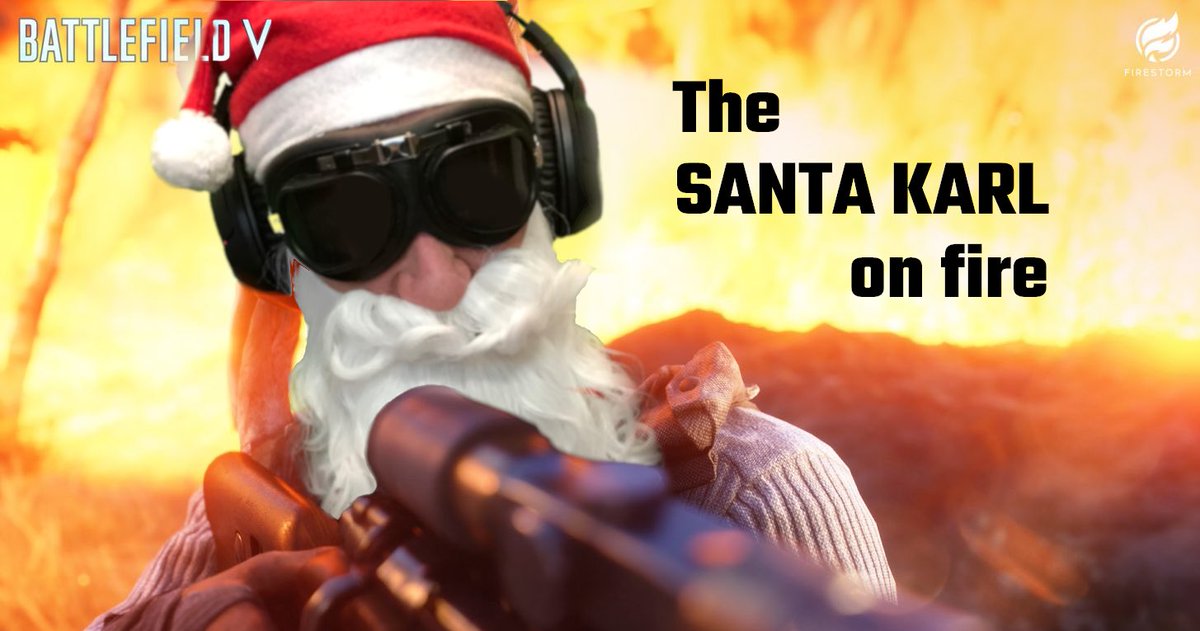karl_santa's tweet photo. Today Operation Firestorm starts! π± The Santa Karl is fighting in the fire! π₯π
Visit my stream today, 6.30 pm CET
#battleroyale #battlefield #battlefieldv #battlefieldfirestorm #santakarl #twitch #streamer #germanstreamer #cosplay #germancosplay #onfire #gamer https://t.co/bLkQNflEKj