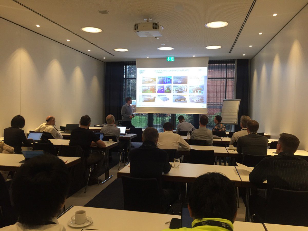 WASA_2020's tweet photo. Simon Fürst (BMW) giving a keynote on the System/Software Architecture for Autonomous Driving Systems at #WASA2019 #icsa2019. https://t.co/Z61h2yJ1tQ