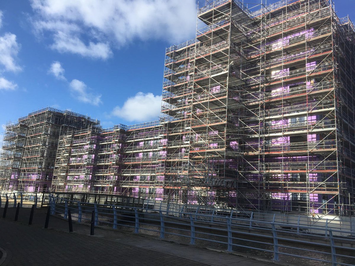 jadgroupltd's tweet photo. @jadjoinery commenced works at Granton Harbour mid-October and are gearing up for a massive push into the Summer month’s and beyond
 #JAD #joinery #newbuilds #flats #metal #1stfix #2ndfix #finalfix #kitchens #teamwork #trusted #labour #resources #partnerships #edinburgh #scotland https://t.co/hy4n6c2HwV