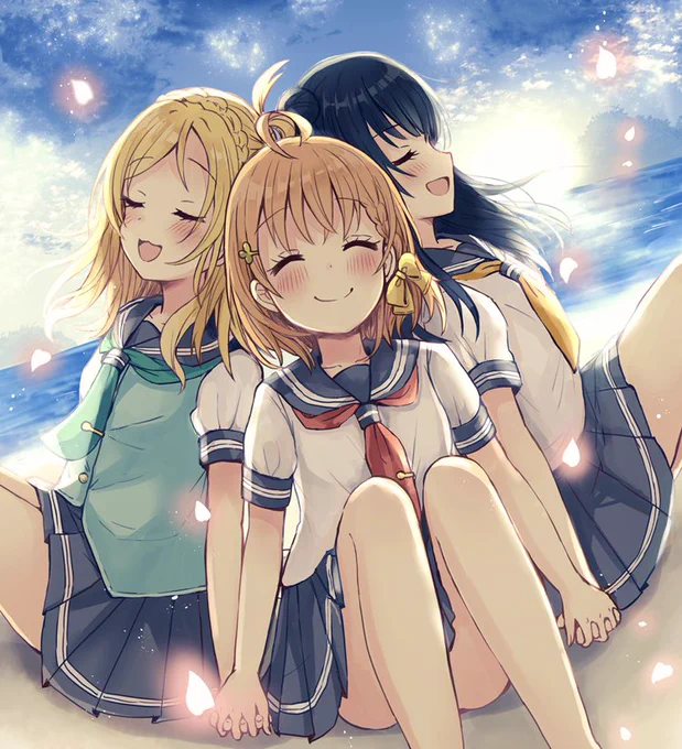 『ラブライブ!サンシャイン!! コミックアンソロジー Sweet Lily』本日発売です。今回表紙を担当させていただきました!書店でお見かけの際はどうぞよろしくお願いします? 