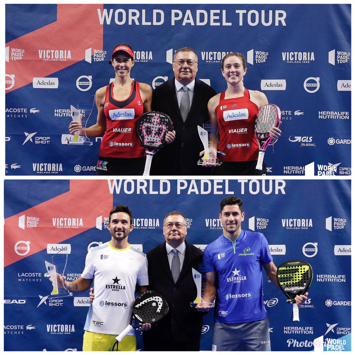 ¡Muchas felicidades a los primeros campeones de 2019! 🏆🔝🙌🏻 

Campeones del #wptmarbellamaster <a href="/sanyoGutierrez/">Daniel Gutierrez</a> <a href="/MaxiSanchezOfi/">Maxi Sánchez 🦈</a> <a href="/martamarreromar/">marta marrero marrer</a> <a href="/martita_ortega/">Martita Ortega</a> 
<a href="/WorldPadelTour/">World Padel Tour</a> 

#padel #workinpadel