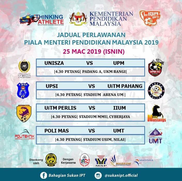 FootballTRG's tweet photo. Selamat maju jaya kepada @UMT_Official & @uniszaedumy yang akan berjuang di Piala Menteri @KemPendidikan Malaysia @SukanIPT petang ini.
#LigaIPT
#FootballTrg
#BeyondBorders https://t.co/aWXwBxrsdm
