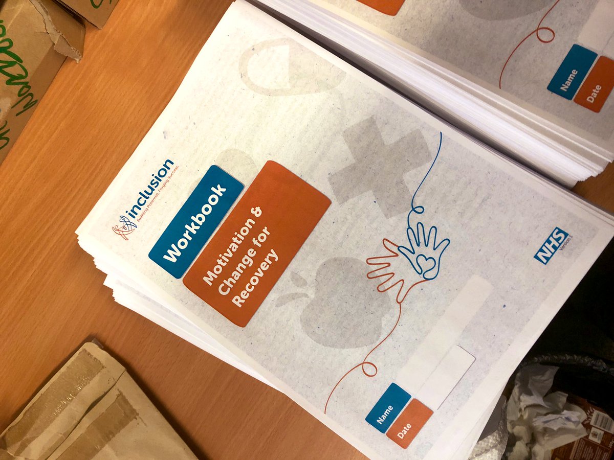 Inclusion_NHS's tweet photo. Our central admin team is a hive of activity this morning (as always) preparing lots of our workbook packs which help to support Psycho-Social Interventions across our drug &amp; alcohol teams. #QualityInterventions https://t.co/sVOrxm2YC8