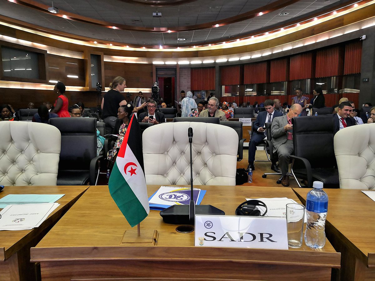 President Ghali heading SADR delegation at #SADCSaharawiSolidarity conference

Support from our fellow Africans stronger than ever; now critical to reinforce self-determination of Saharawi people w/o preconditions - the ppl alone must decide on their fate

#SADC #WesternSahara