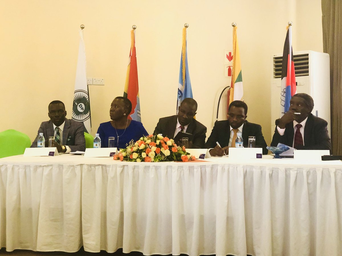 FDCOfficial1's tweet photo. At the @IpodUganda council the President of @UPCUGANDA will hand over the Chair to @NRMOnline &amp; representing NRM SG is Dr. Kenneth Omona, Deputy Treasurer. Also at the hand over is our Party Chairperson (Eastern) @psalaamu50, JEEMA ~ @BasalirwaAsuman and @Teamsiranda for DP! https://t.co/k3UCvOyK6Q