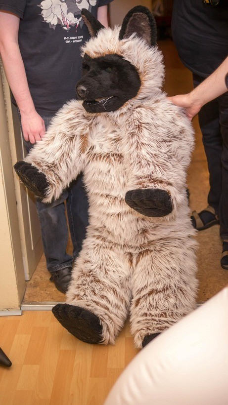 SpacePupSilver's tweet photo. Came across this stunning furry bitch suit on mastodon but no credit for who is behind it. Can anyone help me out?
Plushy bitch suits. Big Yes! https://t.co/ppQ4eI8Q9c