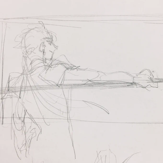 下書きまで行かなかったニキのラフとかも出てきた、、、描けや、、、 