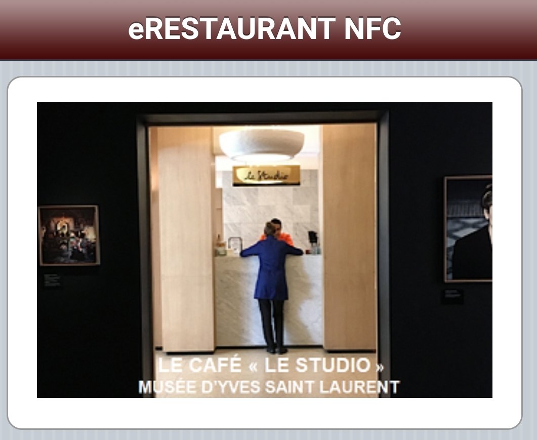 erestaurantnfc's tweet photo. E-OFFICE NFC équipe le Restaurant du Musée Yves Saint-Laurent à Marrakech.
E-OFFICE NFC install his web-applications E-RestaurantNFC to Yves Saint-Laurent museeum of Marrakech 
 E-OFFICE NFC оснащает музей-ресторан Yves Saint-Laurent в Марракеше.
https://t.co/DcPao56rfU https://t.co/87BVtVGqlJ