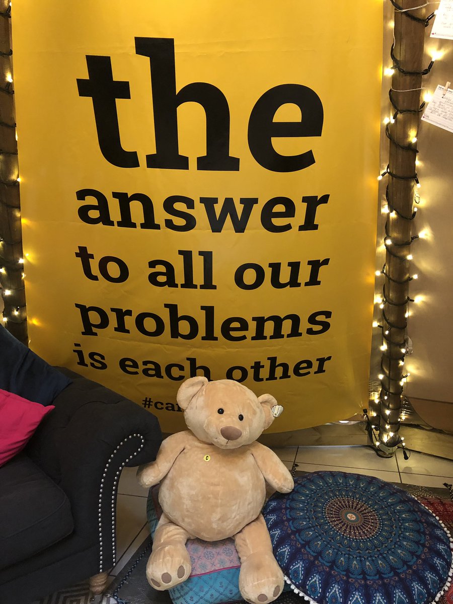 South_Tees_TCVs's tweet photo. @SouthTees @Camerados_org @STeesCharity good morning from Seamus mc cuddle coming live to you from the #steesteepee 💛 https://t.co/DJSsZh9xPI