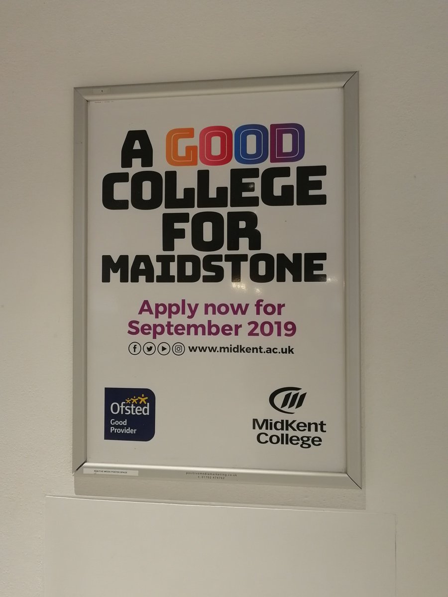 MidKentCollege's tweet photo. We are YOUR local #College for #Maidstone! Get #SortedforSeptember by applying for a programme or #apprenticeship online at https://t.co/Be9hImEdzm! (Who's seen these posters around and about recently?) https://t.co/y6DX75enVP