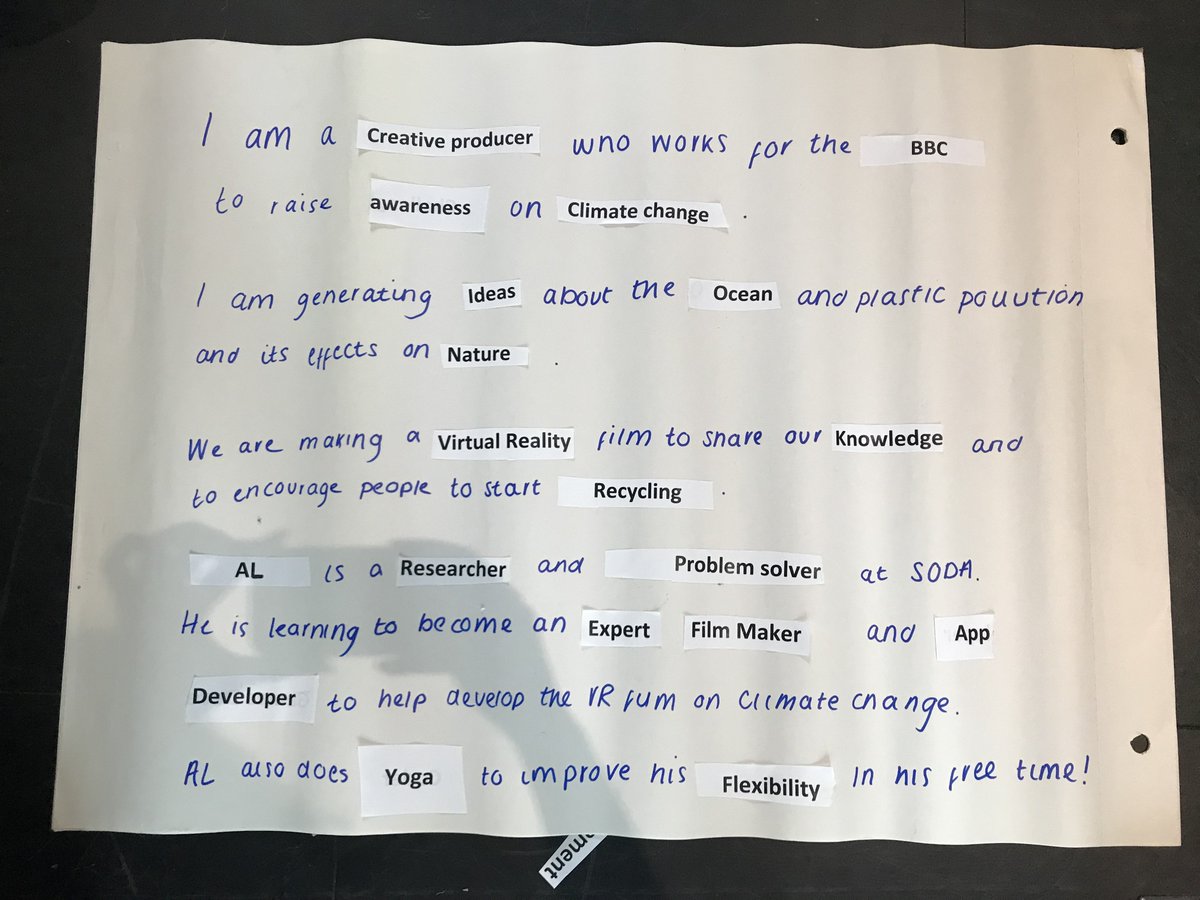 Reflecting on some of the incredible work produced by students on our <a href="/GM_Higher/">Greater Manchester Higher</a> Aspire to a Creative Future Day last week. Look at these amazing pieces created by students from <a href="/HawkleyHallHigh/">Hawkley Hall High</a> @allsaintsccduk &amp; <a href="/RCSCoG/">Royton and Crompton</a> during <a href="/SODAmcr/">School of Digital Arts</a>'s Storytelling workshop!