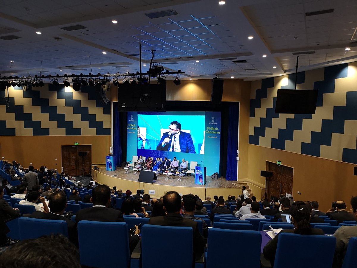 JaiprakashALB's tweet photo. Great to listen Mr @dilipasbe at @NITIAayog #FinTechConclave2019
Awesome initiative by @NPCI_NPCI
#IPO Investment on #UPI
#QRCode on #VendingMachines
#BillPayment at #BCPoint
Feel Proud of @NPCI_BHIM Powered #AllBank_emPower(https://t.co/jhRRbmfYrJ) as Top #FinTech Solution https://t.co/Q4JStqsobs