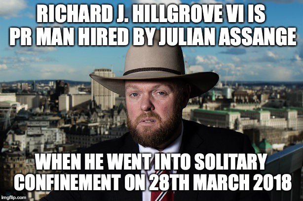6HillgrovePR's tweet photo. #JulianAssange #Wikileaks #truth #Unity4J #FreeAssange #IamWikileaks @Smaurizi @AlanJonesPA @daniellismore @HarleyPrice @AnisaTopan @pamfoundation @CourageWL @AssangeLegal @ElizabethleaVos @xychelsea https://t.co/M5ac5BGjHY