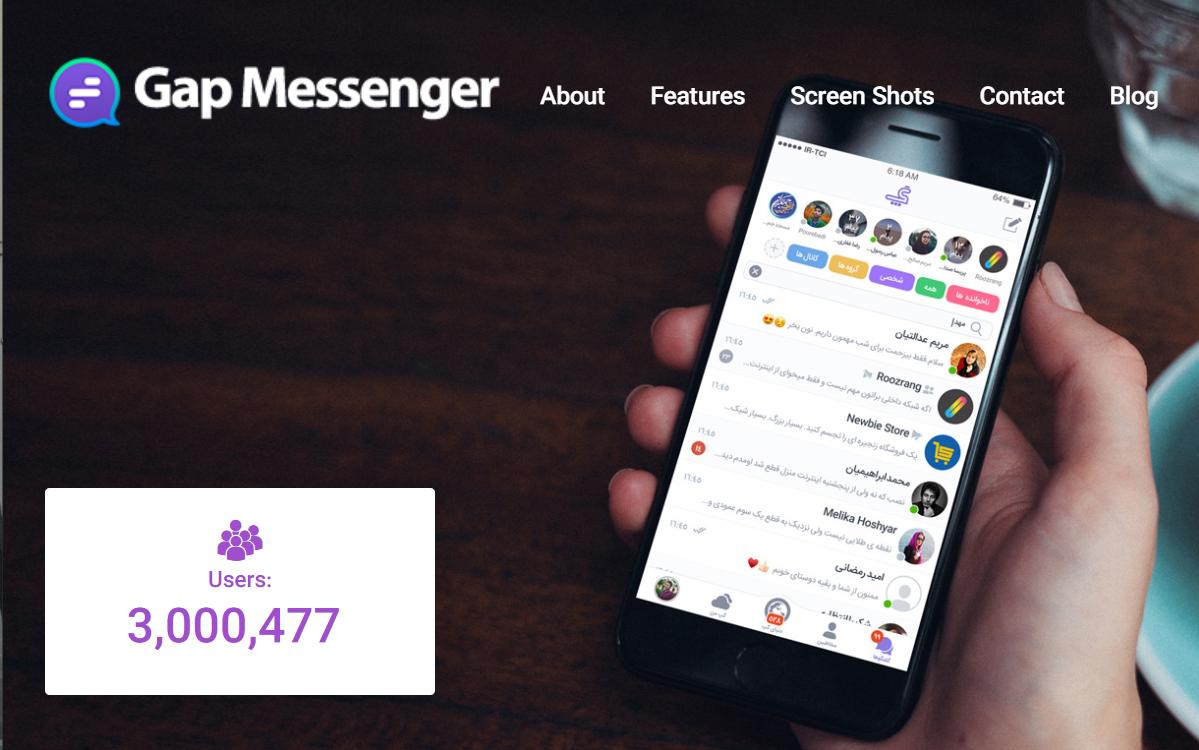 GapMessenger's tweet photo. We thank all loyal #GapMessenger users, as of now we have reached over 3 million, active users!​
#Messenger
#GapFarsi
#MTN #Irancell
https://t.co/ziiDdzhgCs https://t.co/GaTbuKGQwC
