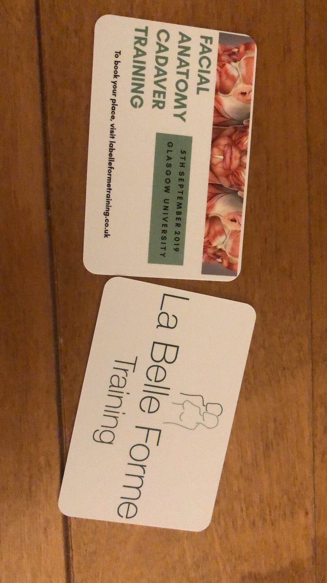 FormeAcademy's tweet image. Our new training business cards have arrived. If you spot Taimur or Sue Thomson, be sure to ask for one. To register for this excellent course in the autumn, follow our link labelleformetraining.co.uk/events/facial-…