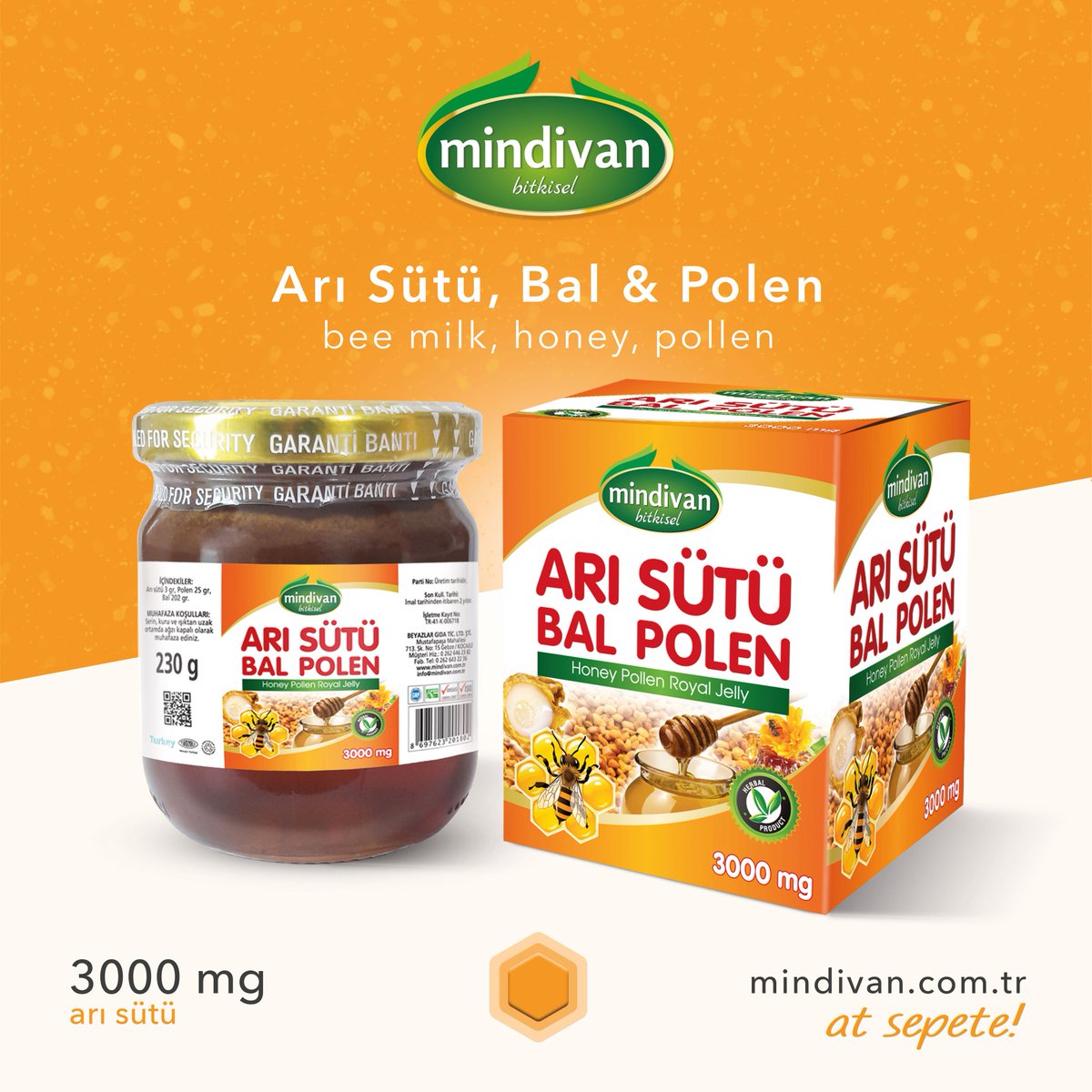 mindivanbitki's tweet photo. Arı Sütü, Bal ve Polen Karışımı
Çocuklar, gençler ve yetişkinler için
3000 mg 6000 mg 1200 mg

Diğer çeşit ve ürünlerimizi incelemek için linke tıklayın

https://t.co/wKql5DBm6A https://t.co/kHASwkTKma