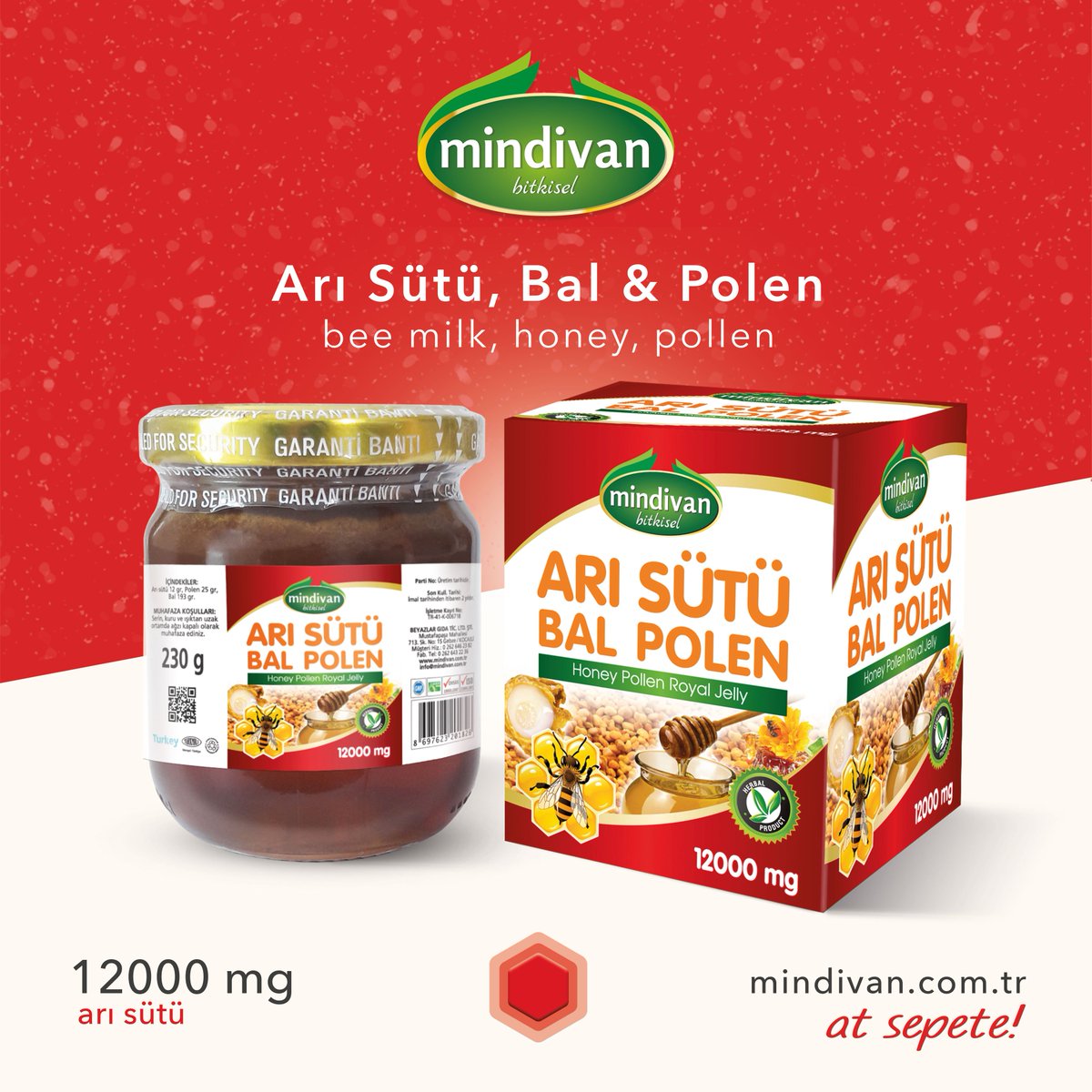 mindivanbitki's tweet photo. Arı Sütü, Bal ve Polen Karışımı
Çocuklar, gençler ve yetişkinler için
3000 mg 6000 mg 1200 mg

Diğer çeşit ve ürünlerimizi incelemek için linke tıklayın

https://t.co/wKql5DBm6A https://t.co/kHASwkTKma