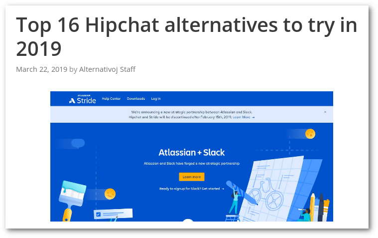 PlanetCrust's tweet image. Looking for the best #hipchat alternatives? #Crust is one of them! Check out alternativoj.com/hipchat-altern… from 
@Alternativoj01. 
#team #messaging #slack #alternative #opensource