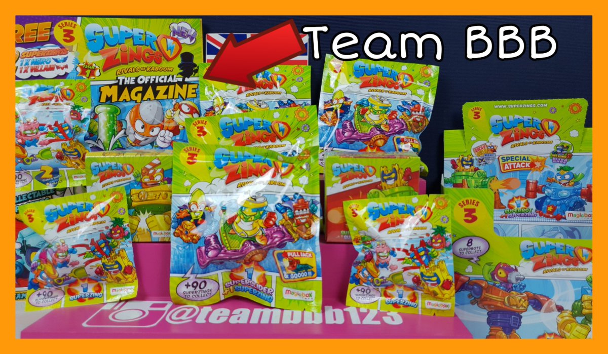 TeamBBB123's tweet photo. SUPERZINGS MAGAZINE!
https://t.co/lZ9JYhkOCQ
We got the Brand New magazine and also opened loads more blindbags!
A huge SuperZings Special :D
#SuperZings #SuperzingsSeries3 #SuperzingsMagazine #Superbots #SuperSliders #Blindbags #DJMurphy #Magazine #Publication
@superzings https://t.co/v5PP4hHFfP