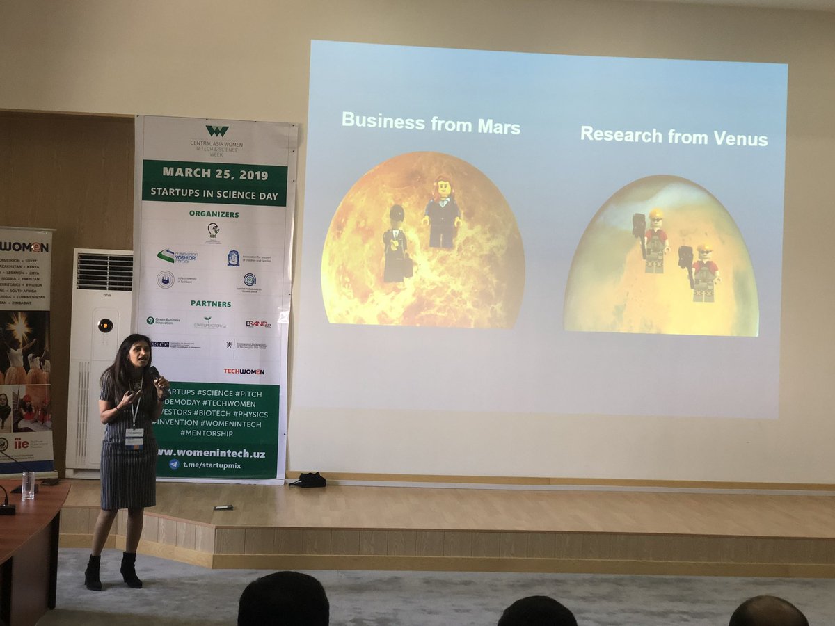 lara_c's tweet photo. From research to Business!! Inspiring talk by @rekhapai #twux @techwomen #techwomen #womenInTech #startups https://t.co/vaCZONCcll