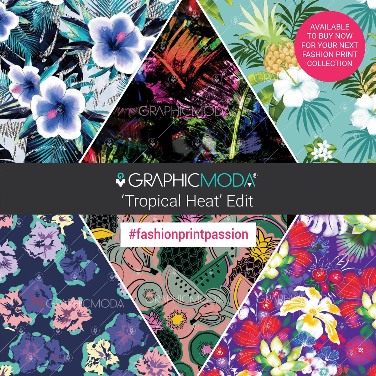 graphicmoda's tweet photo. 'The heat is on...!'
Shop the 'Tropical Heat' print edit at https://t.co/vw5Vvu7rhH.
#fashionprintpassion #fashionprint #tropicaltrend #floralprint #summerflorals #mensclothing #womensclothing #exclusiveprints #printdesign #mensprinttrend #creativelicensing #womensprinttrend https://t.co/eSFYon8v9v